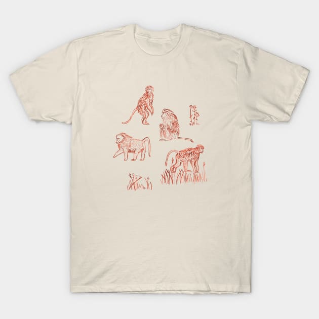 Monkeys T-Shirt by Das Brooklyn